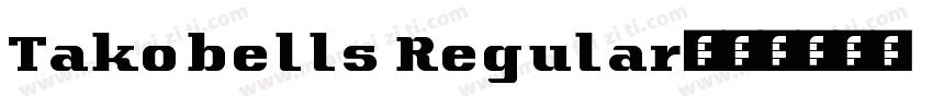 Takobells Regular字体转换